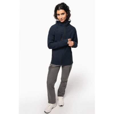 Unisex eco-friendly 3-layer softshell jacket